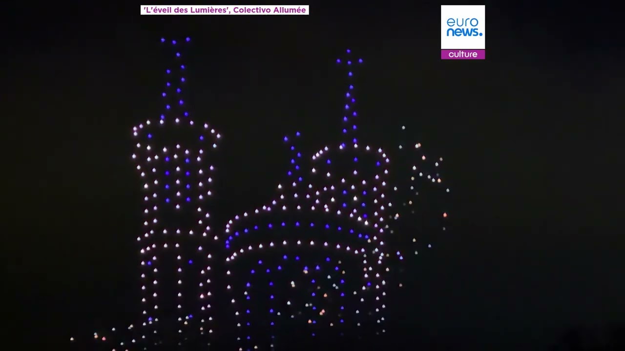 Inauguración de la 26ª edición del Festival de las Luces de Lyon