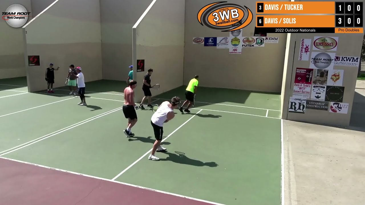 2022 Team Root Outdoor Nationals - Pro Doubles - Davis/Tucker vs Davis/Solis