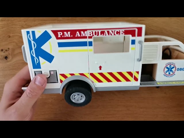 Vídeo relacionado con PLAYMOBIL 70936 City Action Vehículo de Rescate, US Ambulance, con Luz y Sonido, Juguete para Niños a Partir de 5 Años, Multicolor