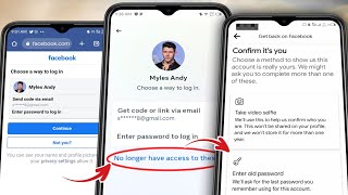 Hacked Facebook Account Recovery No Longer have access to these Not Showing
