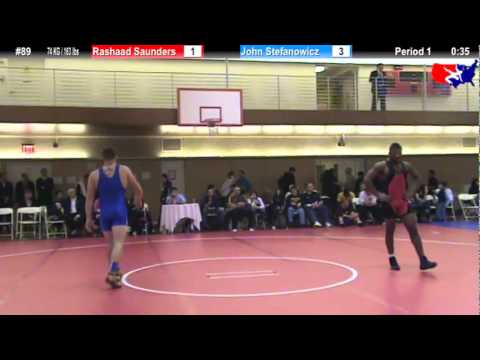NYAC 74 KG / 163 lbs: Rashaad Saunders vs. John Stefanowicz