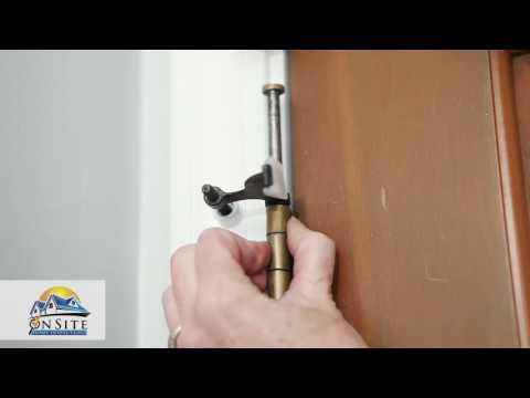 How to Install a Hinge Pin Door Stop