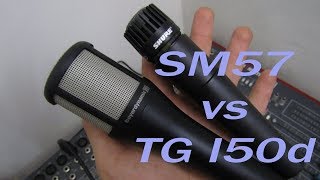 Video thumbnail for SHURE SM57 vs Beyerdynamic TG I50d by MrRivz