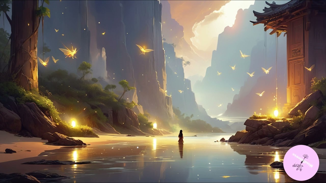 [4K] 2 hours meditation music 432 Hz, meditation reiki mind body,  meditation for positive energy