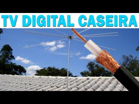 FUNCIONA - Antena para TV Digital HDTV Caseira [Testado e Aprovado]