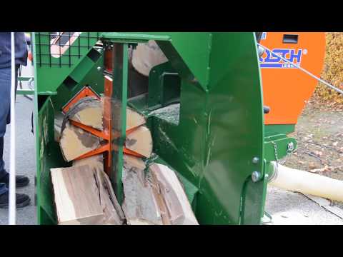 Brennholz sägen und spalten mit dem Sägespalter SpaltFix S-360/375 – POSCH