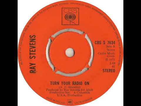 UK New Entry 1972 (61) Ray Stevens - Turn Your Radio On