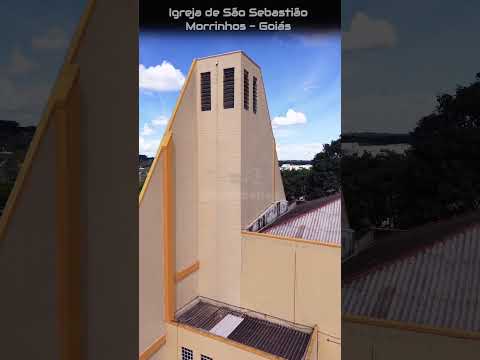 MORRINHOS GOIÁS, PROJETO VISÃO AÉREA - IGREJA DE SÃO SEBASTIÃO.