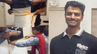 How to wear Dhoti (Tamil style) | Easy and simple way to wearDhoti
