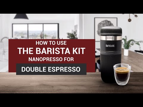 How to use The Barista Kit brewing Double Espresso with the Nanopresso