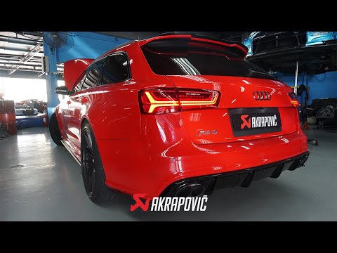 AUDI RS6 (C7) X AKRAPOVIC EXHAUST | SOUND CHECK