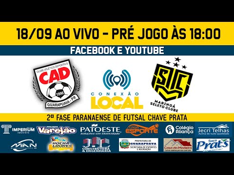 CRESOL/CAD/GUARAPUAVA x MARINGÁ FUTSAL 2ª FASE 2ª RODADA  -Paranaense de Futsal  Chave Prata
