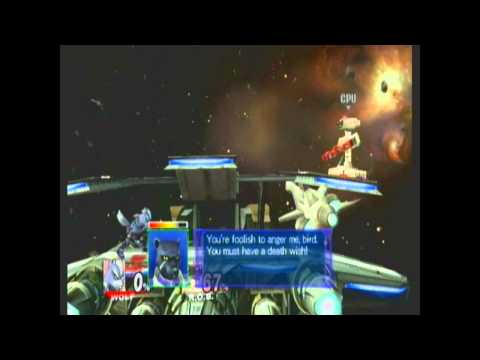 Super Smash Bros Brawl: Wolf's Team Conversations (Lylat Cruise)