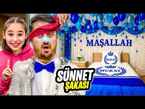 PROVOKING MY FATHER TO CIRCUMCISION!! ELIF SINEM DECORATED THE CIRCUMCISION BED, MY FATHER IS SHO...