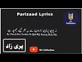 PariZaad Ost With Lyrics | Syed Asrar Shah | Hum Tv Drama Ost | Parizaad Drama Ost _ QA Collection