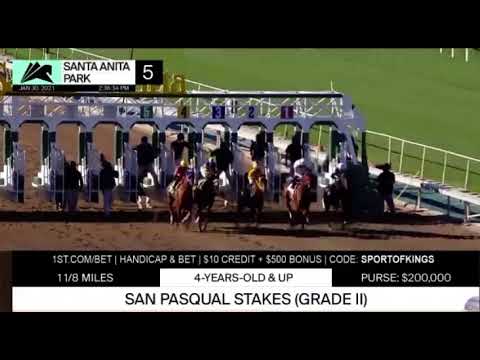 Express Train win The San Pasqual Stakes G3 at Santa Anita Park January 30/2021