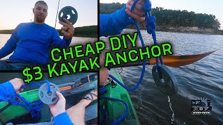 DIY - Cheap Anchor - $3 Kayak Anchor - How to Anchor Your Kayak