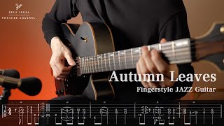 Correction here(Sorry if messy) - ( TAB ) Autumn Leaves | JAZZ Guitar