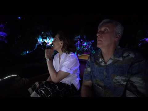 Sigourney Weaver & James Cameron Ride Na'vi River Journey