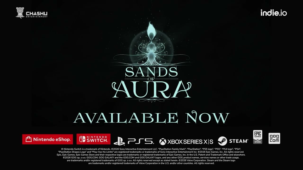 Sands of Aura | Xbox Series X|S, Nintendo Switch, PlayStation 5 Launch Trailer | indie.io