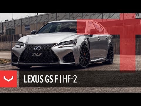 Vossen Hybrid Forged HF-2 Wheel | Lexus GS F | Satin Black