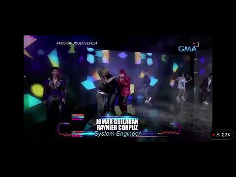 Pokwang Woah @AOS with 1stOne Alpha and Ace hug carrying her