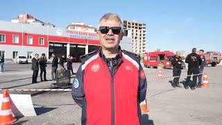 buyuksehir itfaiyesinden lityum iyon batarya yangin tatbikati