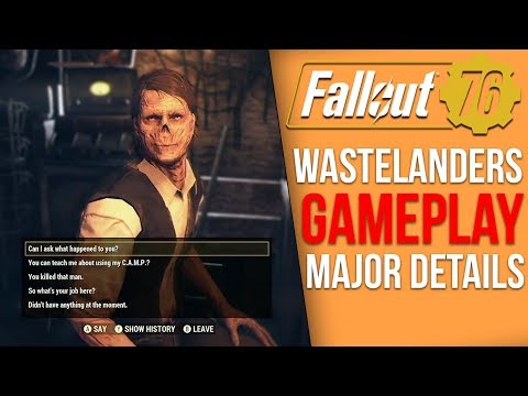 Bethesda Just Shared Massive New Details & Gameplay for Fallout 76's Wastelanders DLC