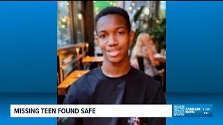 Teen reported missing located, found safe