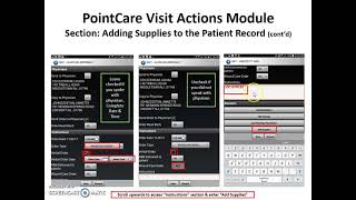 PointCare Add Supplies & Order Supplies