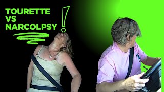 When Narcolepsy meets Tourette's ... raising awareness in a humorous way is the BEST way!!
