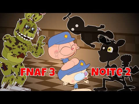 Mongo and Drongo in Five Nights at Freddy's 3 Night 2 - FNAF 3 - FNAF parody cartoon