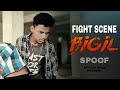 Bigil Movie Fight Scene Spoof In Hindi South Movie Fight Scene Thalapathy Vijay Action Dark