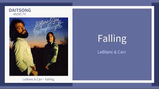 LeBlanc &amp; Carr - Falling / Lyrics / 한·영 가사