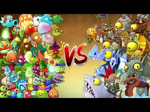 Random All Plants Level 1 Vs All Zomboss - Plants Vs Zombies 2 Gameplay
