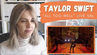 REACTING To Taylor Swift All too well LIVE SNL