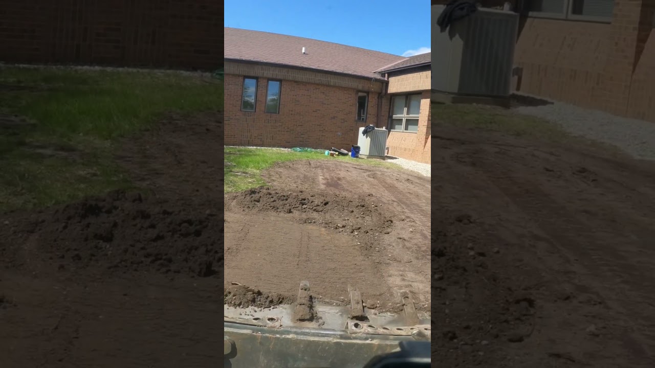 Caterpillar 259D Grading Fresh Topsoil #caterpillar #shorts