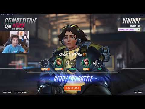 22K DMG! Sugarfree CRAZY VENTURE Overwatch 2 Season 17 Gameplay