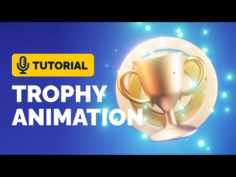 Blender 3.3 Trophy Icon Animation Tutorial | Polygon Runway