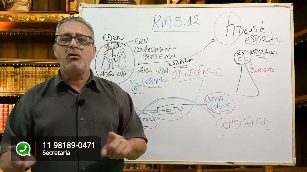 Transmissão ao vivo 1 aula de Hamartiologia (Setaad)