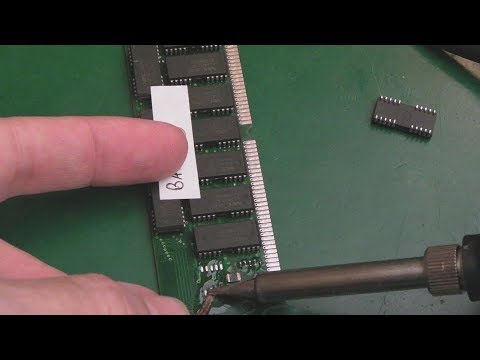 Commodore Amiga 72 pin SIMM Repair Part 1