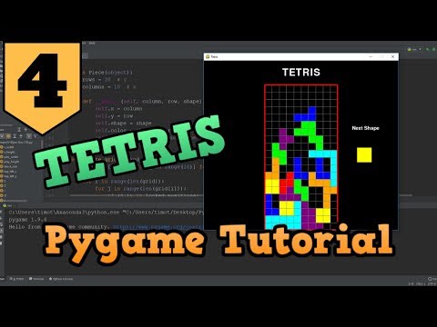 Pygame Tutorial Tetris Part 4