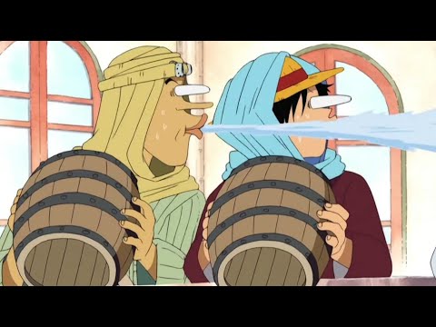 Usopp and Luffy meeting smoker || Funny moment with Smoker in Alabasta || 105 episode