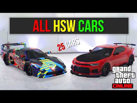 Fastest Cars in GTA Online | A Complete List of Every HSW Car in GTA 5