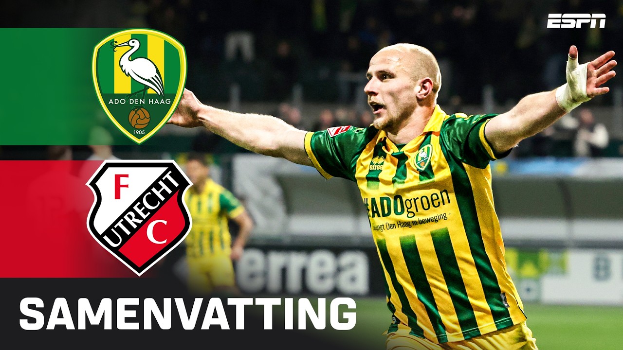 ADO Den Haag vs Jong  Utrecht Highlights