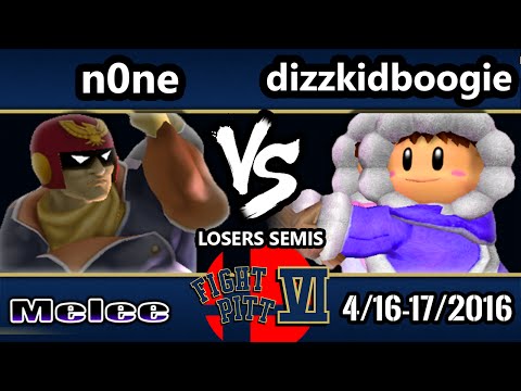 FPVI - EMG | n0ne (Captain Falcon) Vs. dizzkidboogie (Ice Climbers) SSBM Losers Semis
