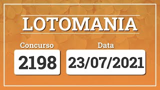 Capa de LOTOMANIA 2198