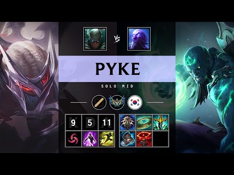 Pyke Mid vs Ryze - KR Challenger Patch 25.18