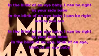 Blink of an Eye (lyrics)