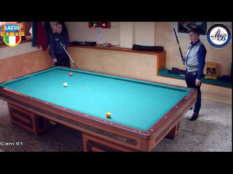 Carlini vs Piccioni 3 Cat - 3ªProva Camp.Regionale - CSB Martino's Billiards(LT) 1/2Apr2017